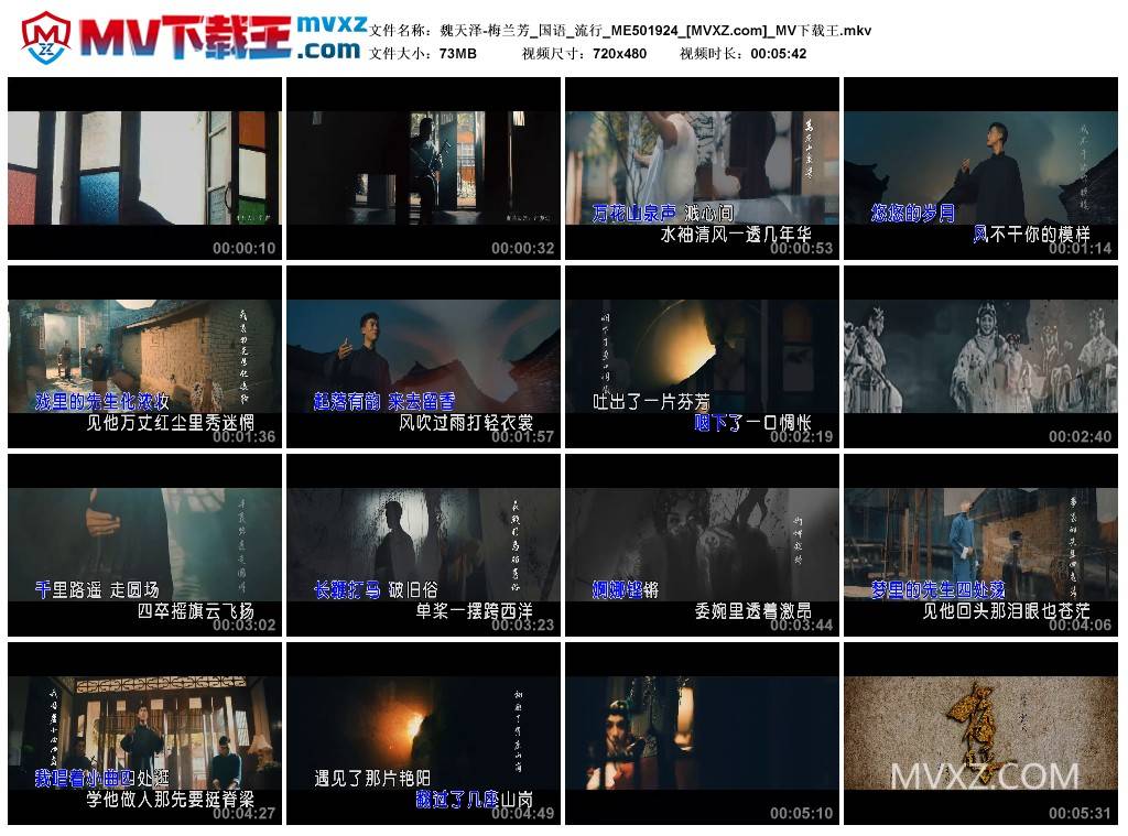 魏天泽-梅兰芳_国语_流行_ME501924